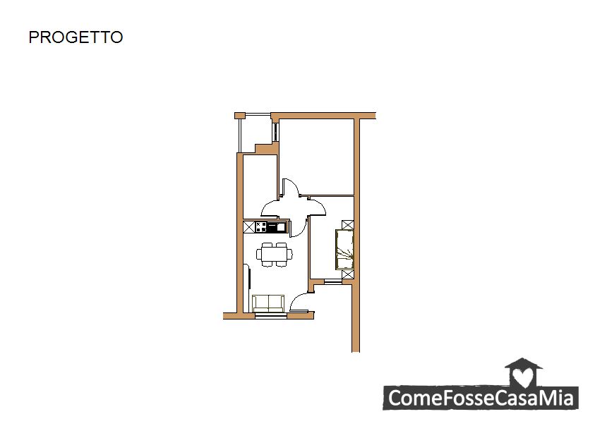 esempio di ristrutturazione casa piccola